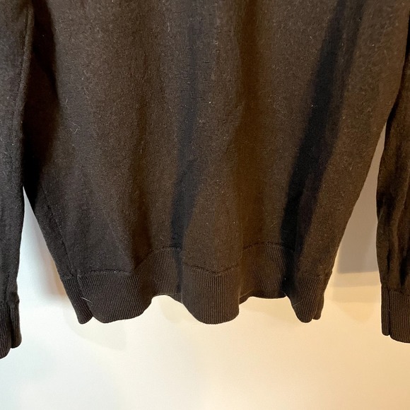 Alpha Studio 100% Wool Brown Knit Sweater Men's Size Medium - Picture 5 of 10